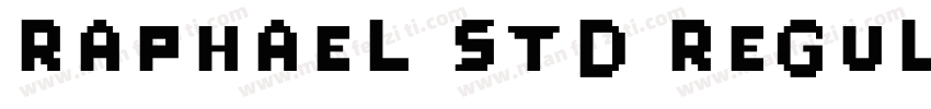 Raphael Std Regular字体转换